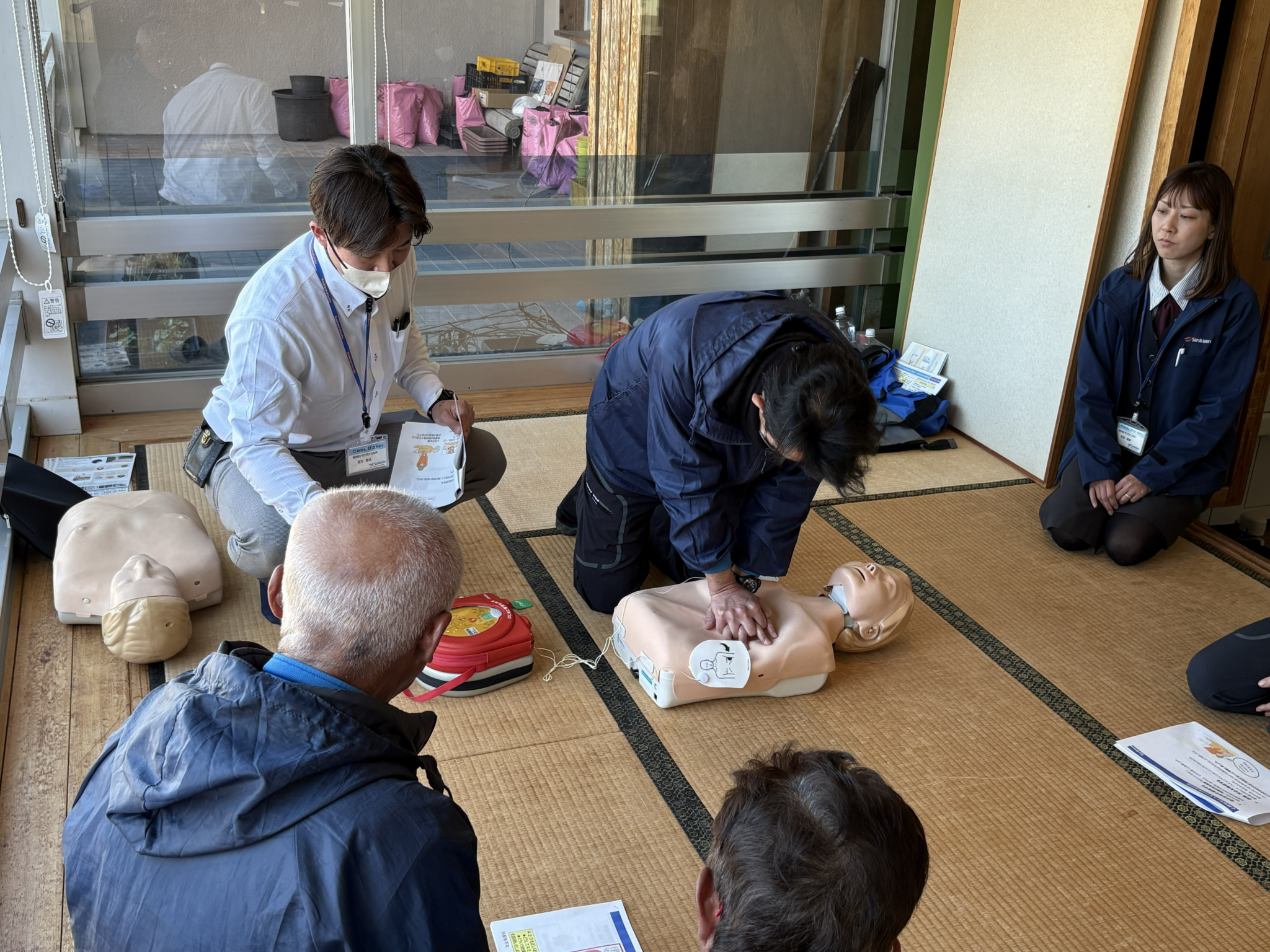 ✿AED訓練を実施✿ - 宮崎県総合文化公園
